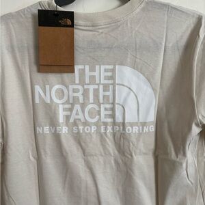 The North Face Cream Short Sleeve Tee